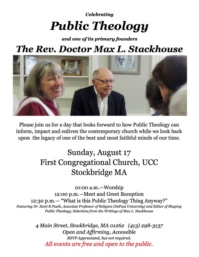 Max Stackhouse Flyer
